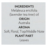 Aura Cacia - Essential Oil - Pure - Lavender Tea Tree - .5 Fl Oz