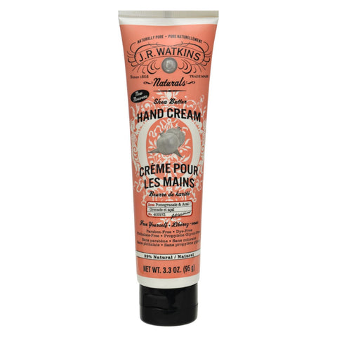 J.r. Watkins Hand Cream - Pomegranate And Acai - 3.3 Oz