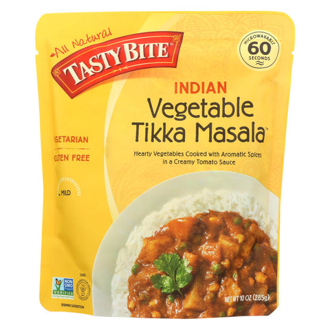 Tasty Bite Entree - Indian Cuisine - Vegetable Tikka Masala - 10 Oz - Case Of 6