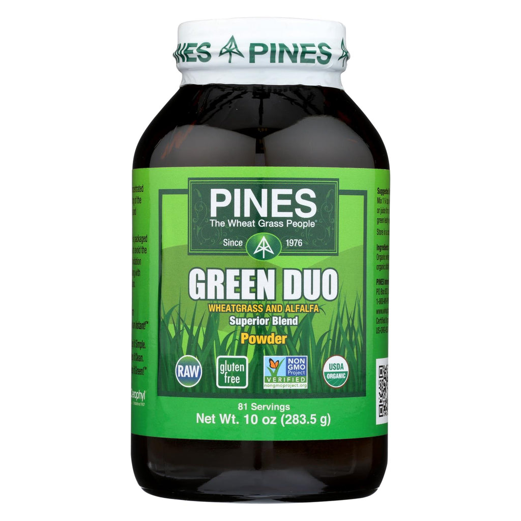 Pines International Green Duo - Organic - Powder - 10 Oz