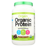 Orgain Organic Protein Powder - Plant Based - Creamy Chocolate Fudge - 2.03 Lb