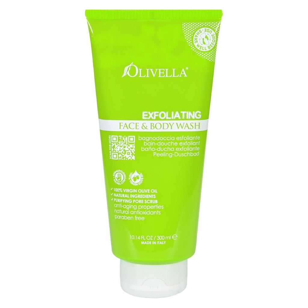 Olivella Face And Body Wash - Exfoliating - 10.14 Fl Oz