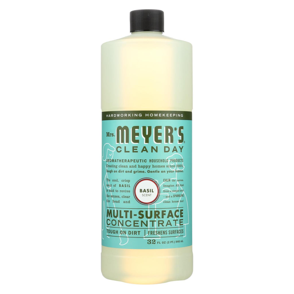 Mrs. Meyer's Clean Day - Multi Surface Concentrate - Basil - 32 Fl Oz