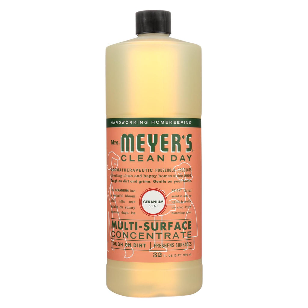 Mrs. Meyer's Clean Day - Multi Surface Concentrate - Geranium - 32 Fl Oz