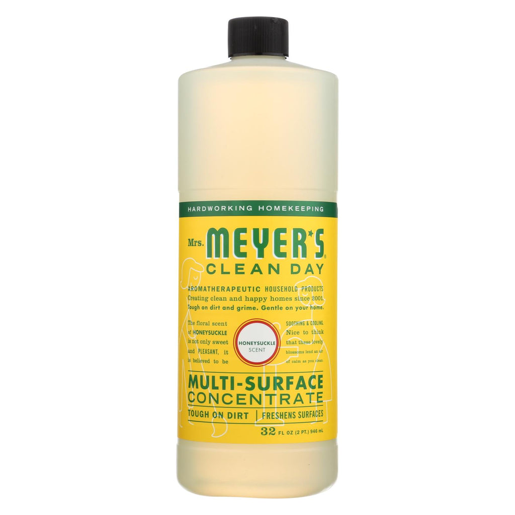 Mrs. Meyer's Clean Day - Multi Surface Concentrate - Honeysuckle - 32 Fl Oz