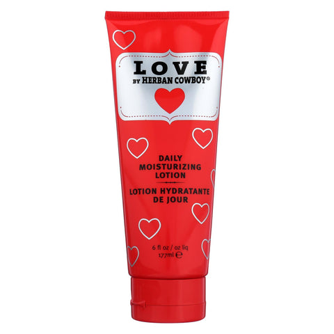 Herban Cowboy Lotion - Daily Moisturizing - Love - 6 Fl Oz