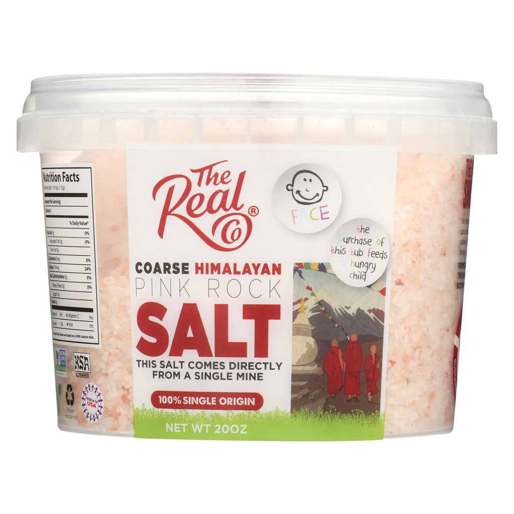 The Real Company Himalayan Pink Rock Salt - Course - Case Of 6 - 20 Oz.