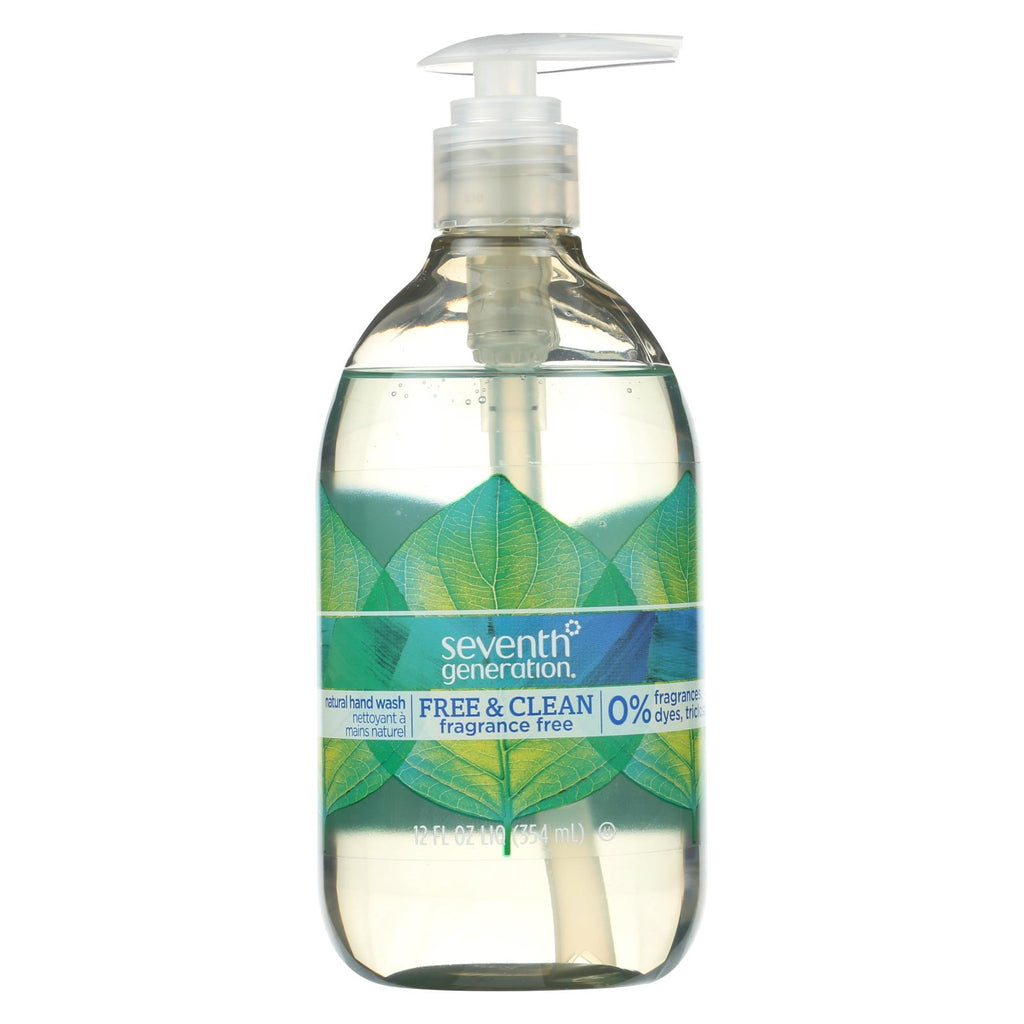 Seventh Generation Hand Wash - Natural - Free Cln Unsc - 12 Fl Oz - 1 Case