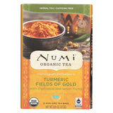 Numi Tea - Organic - Turmeric - Fields Of Gold - 12 Bags - Case Of 6