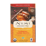 Numi Tea - Organic - Turmeric - Three Roots - 12 Bags - Case Of 6