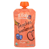 Ella's Kitchen Baby Food - Peaches Bananas - Case Of 12 - 3.5 Oz.