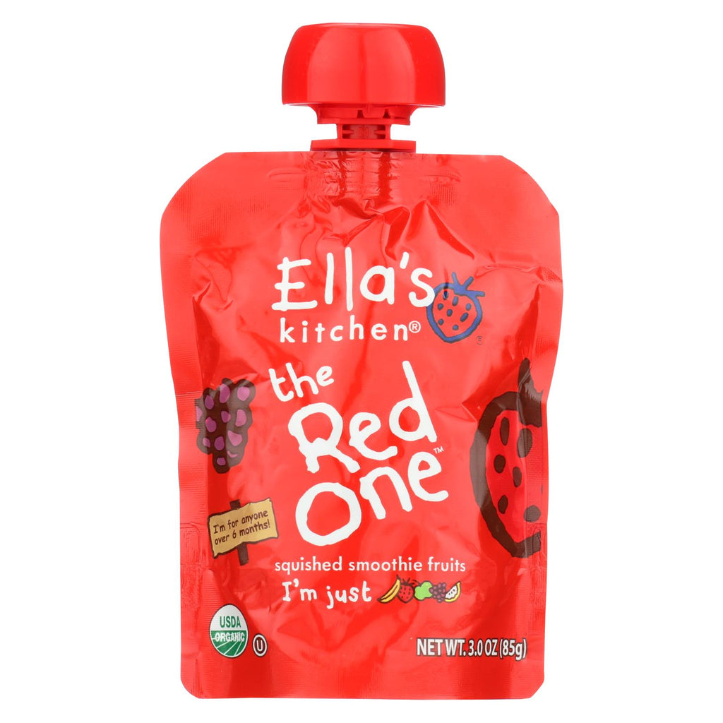 Ella's Kitchen Smoothie Fruits - Red - Case Of 12 - 3 Oz.