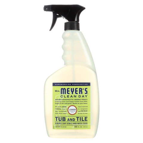 Mrs. Meyer's Clean Day - Tub And Tile Cleaner - Lemon Verbena - 33 Fl Oz