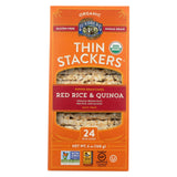 Lundberg Family Farms Organic Thin Stackers - Red Rice And Quinoa - Case Of 12 - 5.9 Oz.