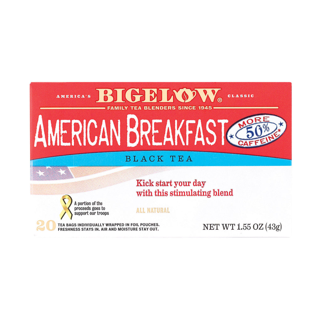 Bigelow Tea American Breakfast Black Tea - Case Of 6 - 20 Bags