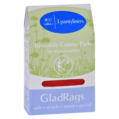 Gladrags Pantyliner - Cotton - Color - 3 Pack