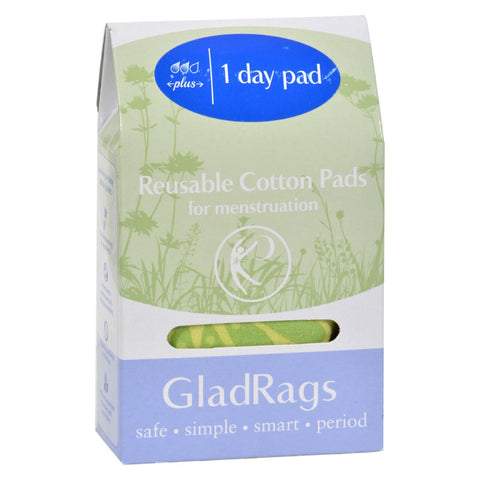 Gladrags Day Pad - Plus - Cotton - Color - 1 Count