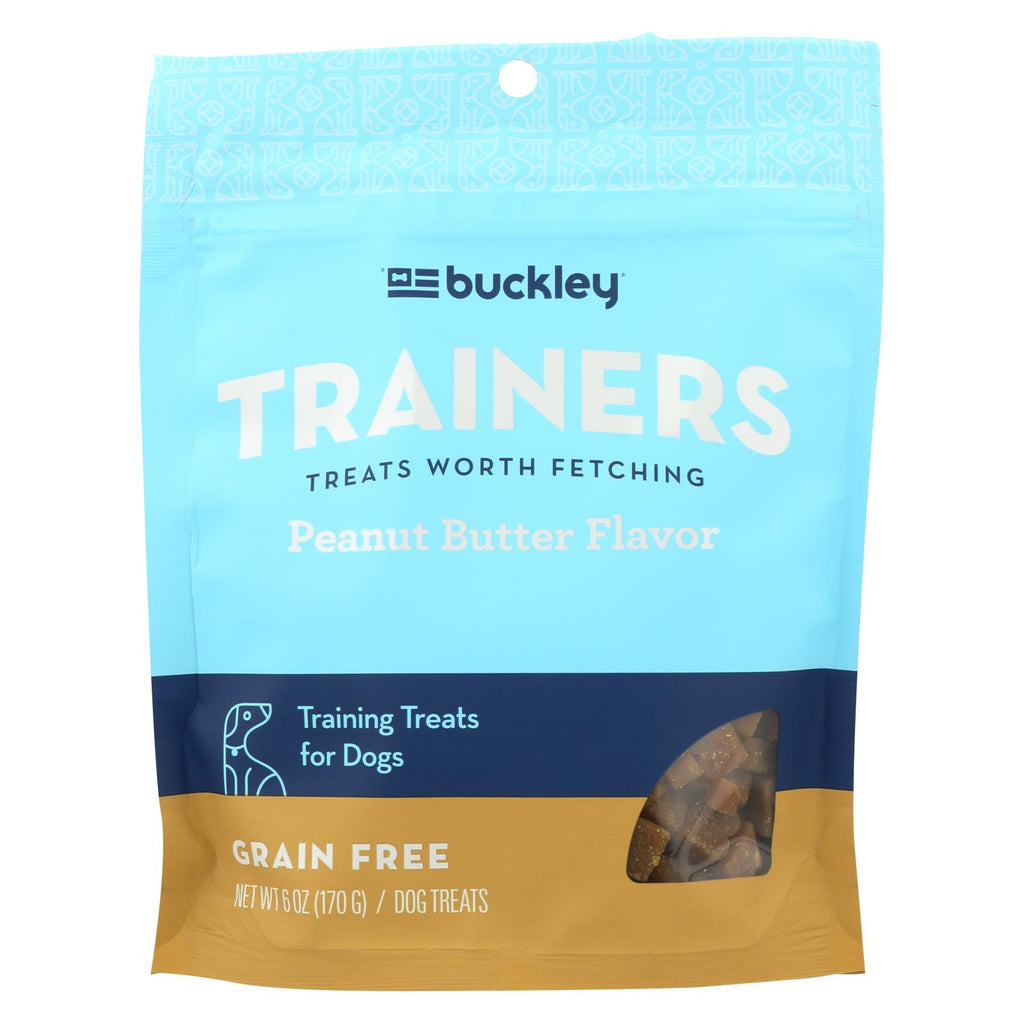 Buckley - Morsels Jerky Treats - Peanut Butter - Case Of 8 - 6 Oz.