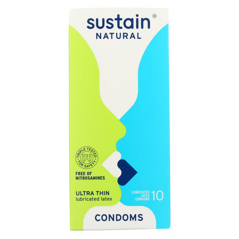 Sustain Condoms Ultra Thin - 10 Pack