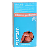 Sustain Condoms Comfort Fit - 10 Pack