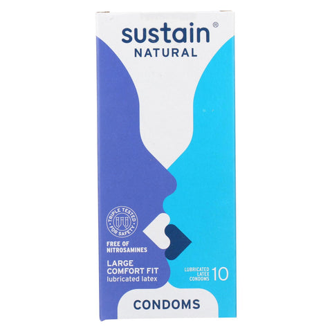 Sustain Condoms Comfort Fit - 10 Pack