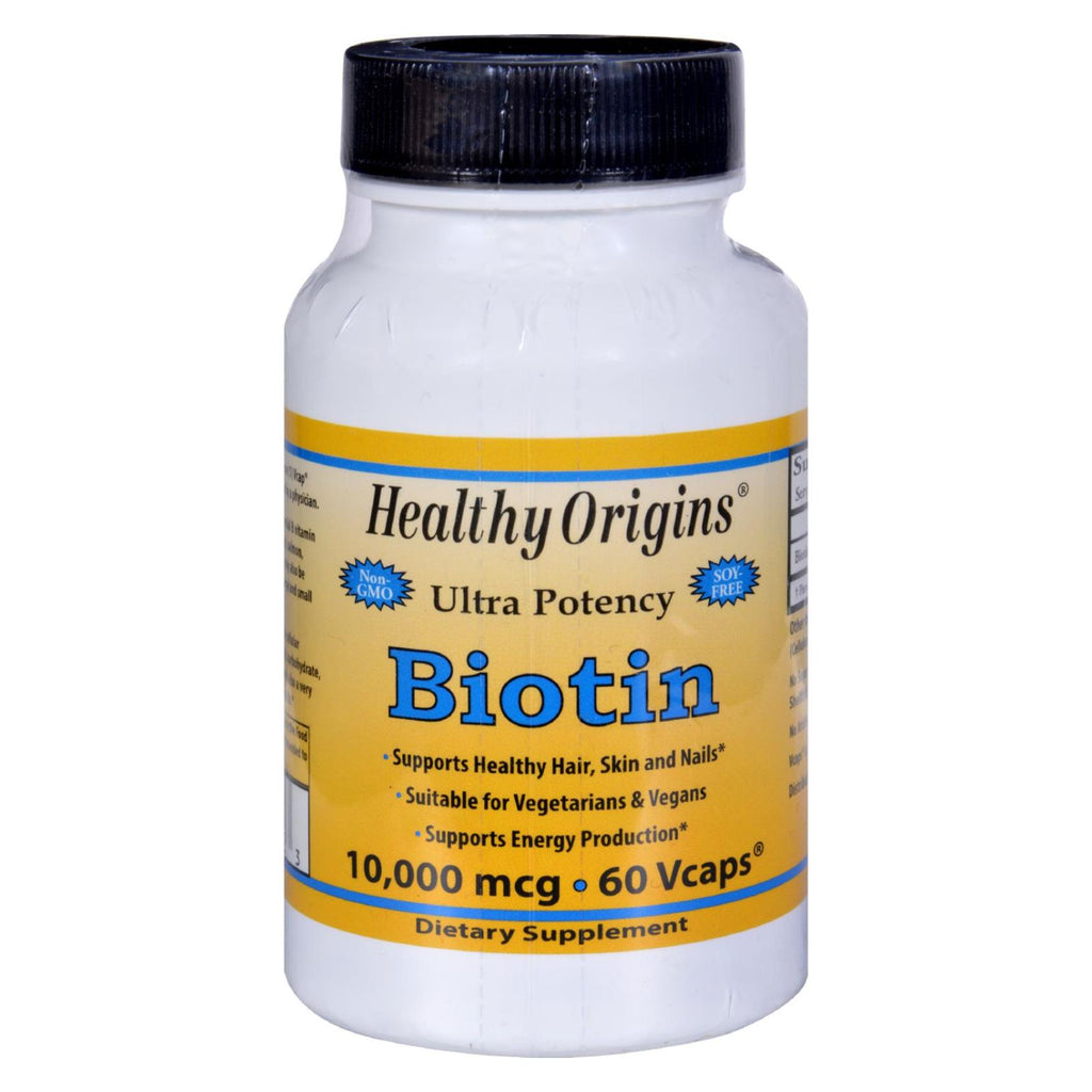 Healthy Origins Biotin - 10,000 Mcg - 60 Vcaps