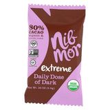 Nibmor Organic Daily Dose Of Dark - Extreme 80 Percent Cacao - .35 Oz - Case Of 60