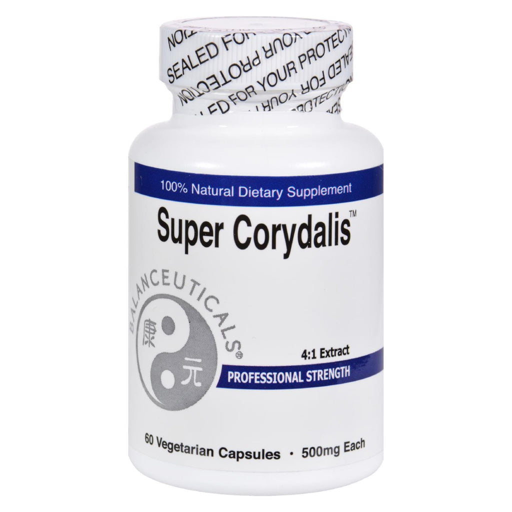 Balanceuticals Super Corydalis - 4:1 Extract - 500 Mg - 60 Veg Capsules