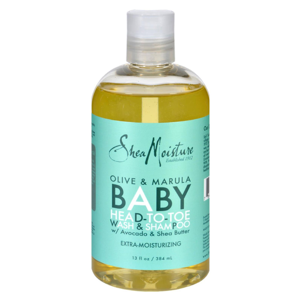 Sheamoisture Shampoo - Head-to-toe - Baby - Olive And Marula - 13 Oz