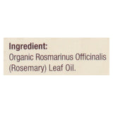 Nature's Answer - Organic Essential Oil - Rosemary - 0.5 Oz.