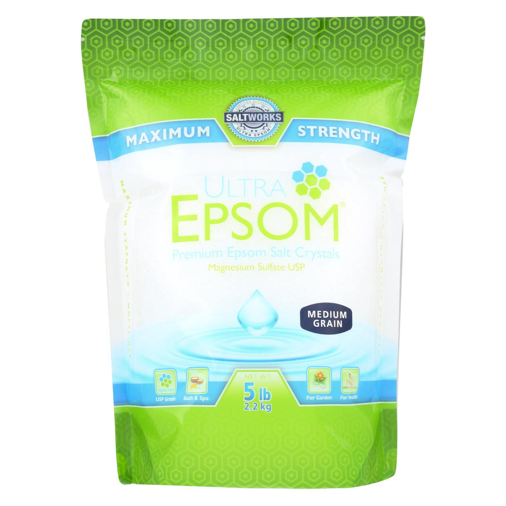 Ultra Epsom Salt - Medium Grain - 5 Lb