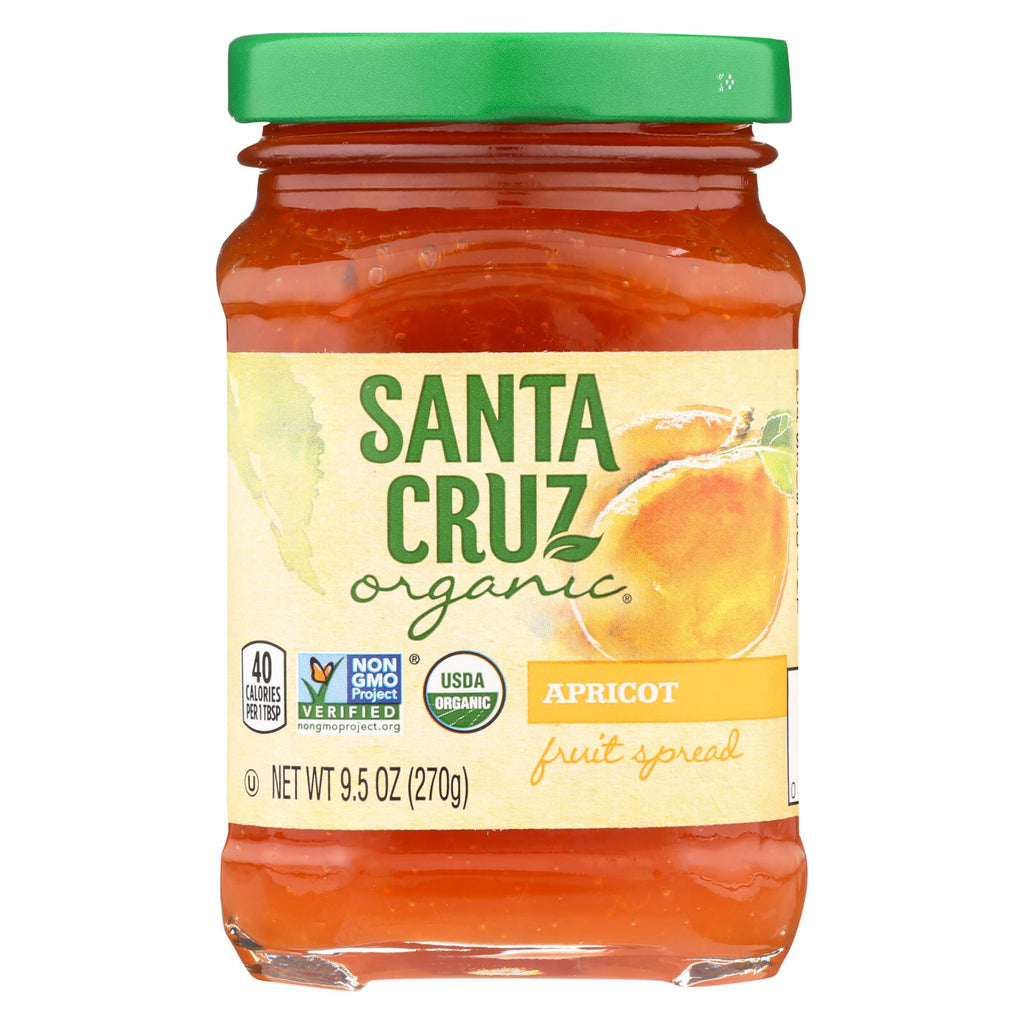 Santa Cruz Organic Fruit Spreads - Apricot - Case Of 6 - 9.5 Oz.