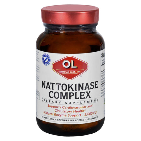 Olympian Labs Nattokinase Complex - 30 Vegetarian Capsules