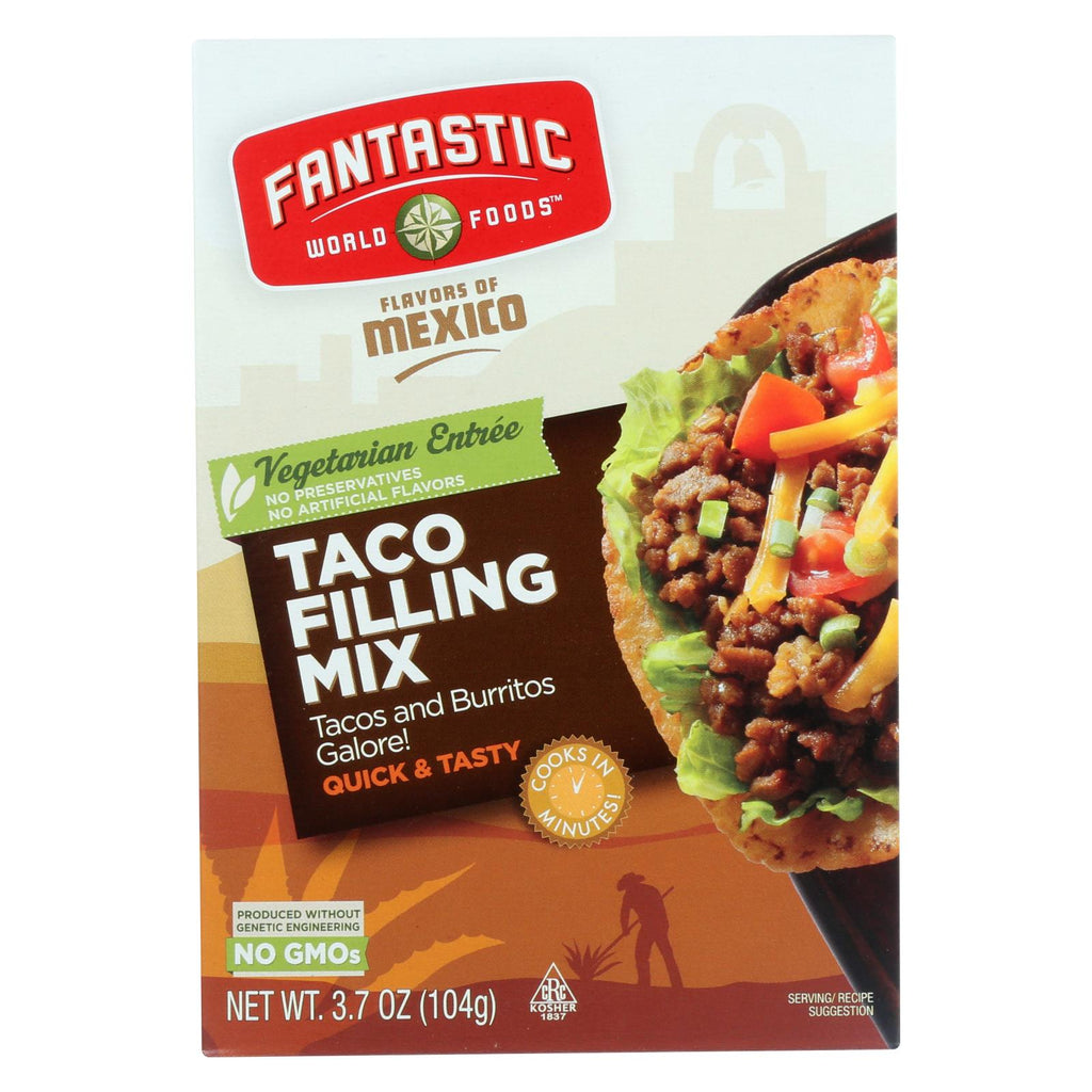 Fantastic World Foods Mix - Taco Filling - 3.7 Oz - Case Of 6