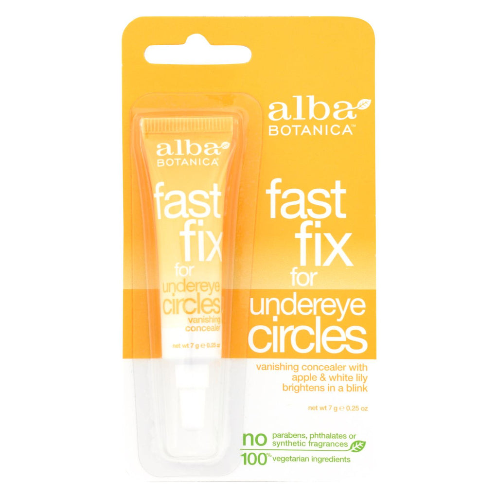 Alba Botanica - Fast Fix For Undereye Circles - .25 Oz - Case Of 6