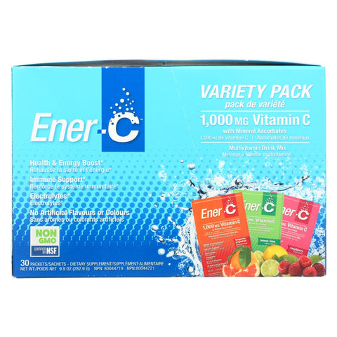 Ener-c - Variety Pack - 1000 Mg - 30 Packets - 1 Each