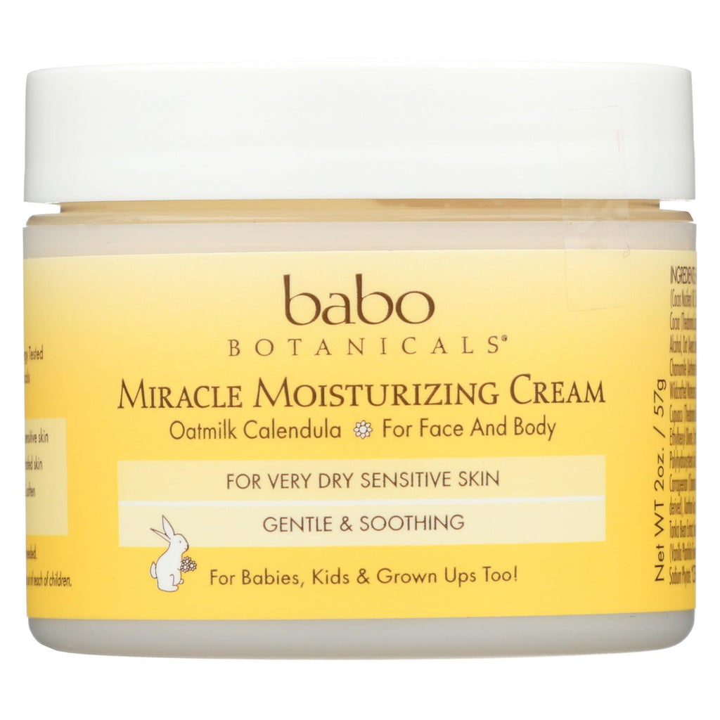 Babo Botanicals - Miracle Cream - Moisturizing - Oatmilk - 2 Oz