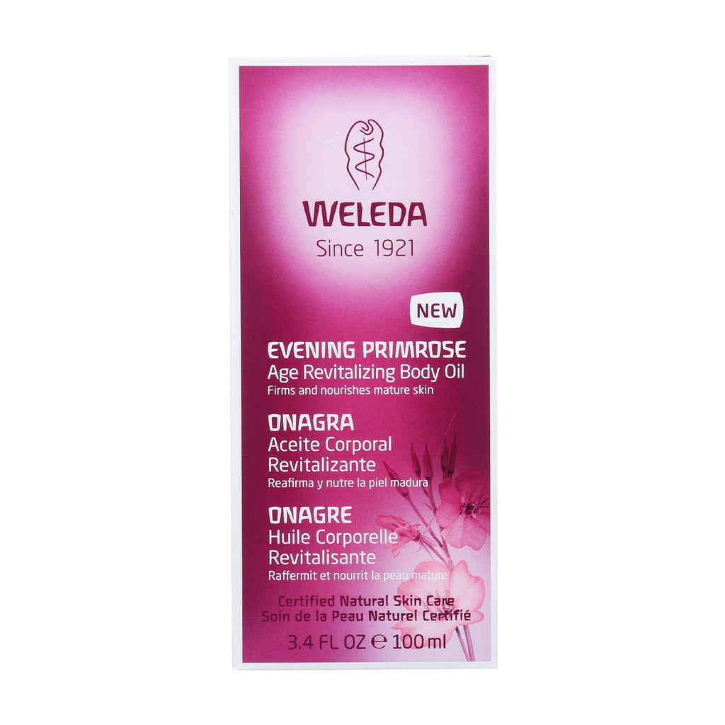 Weleda Body Oil - Evening Primrose Age Revitalizing - 3.4 Oz