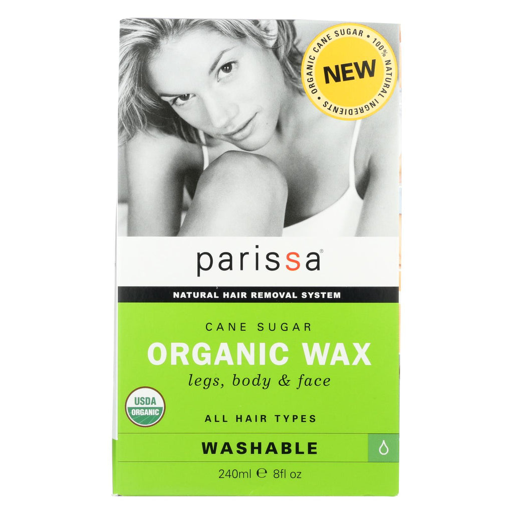 Parissa Hair Removal Wax - Organic - Cane Sugar - 8 Oz