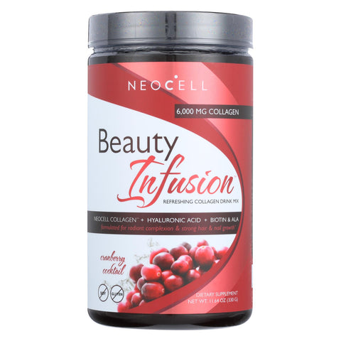 Neocell Laboratories Collagen Drink Mix - Beauty Infusion - Cranberry Splash - 11.64 Oz