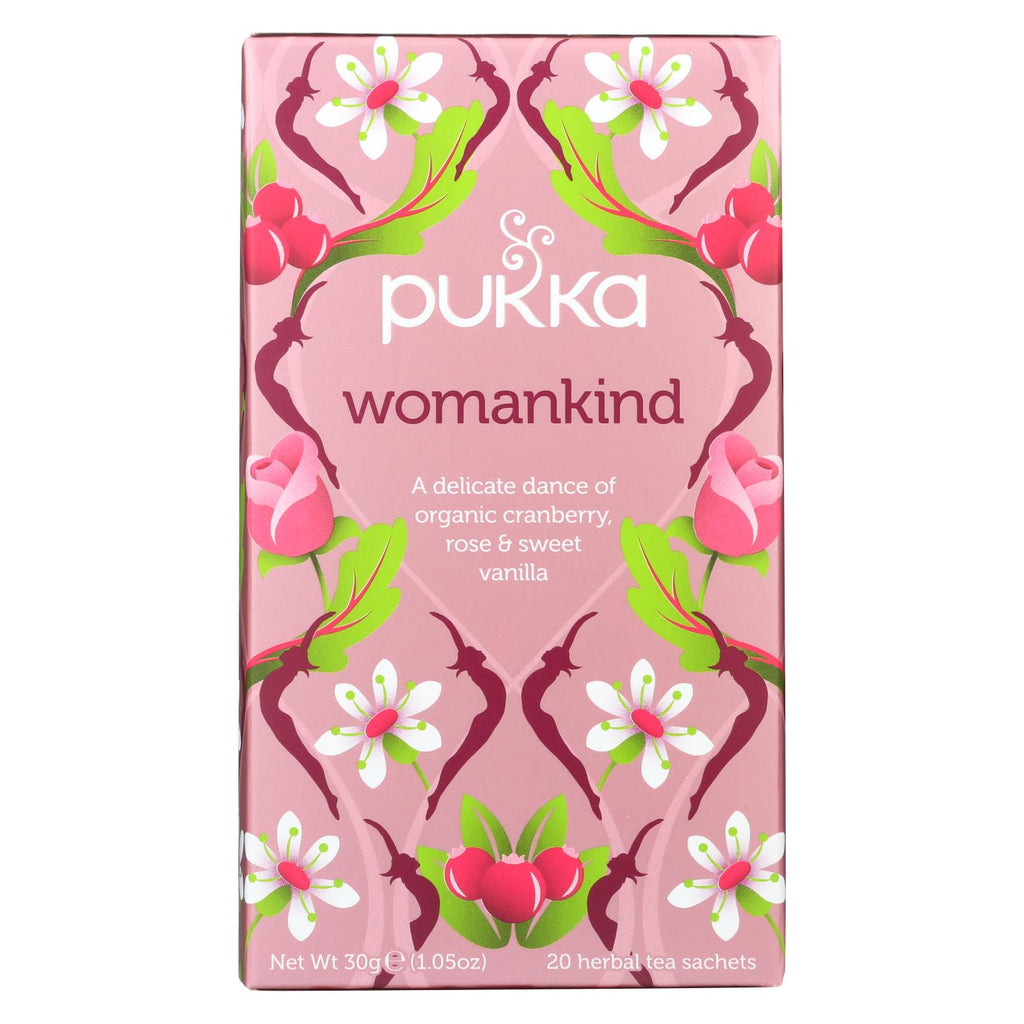 Pukka Herbal Teas Tea - Organic - Womankind - 20 Bags - Case Of 6