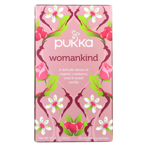 Pukka Herbal Teas Tea - Organic - Womankind - 20 Bags - Case Of 6