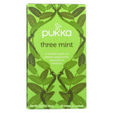 Pukka Herbal Teas Tea - Organic - Three Mint - 20 Bags - Case Of 6