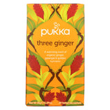 Pukka Herbal Teas Tea - Organic - Three Ginger - 20 Bags - Case Of 6