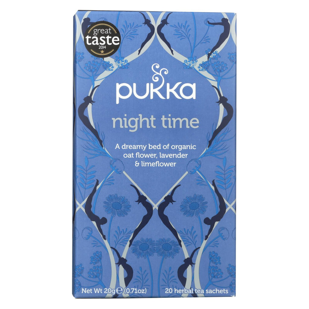 Pukka Herbal Teas Tea - Organic - Night Time - 20 Bags - Case Of 6