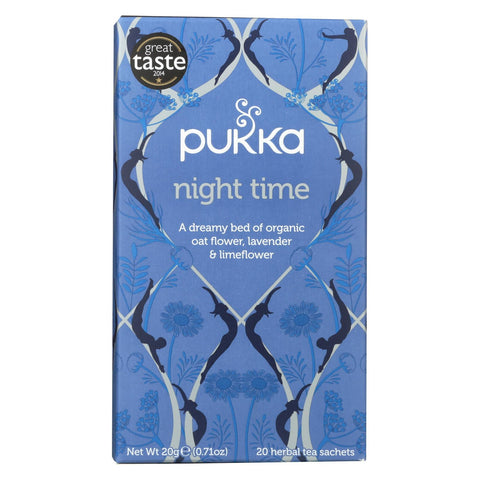 Pukka Herbal Teas Tea - Organic - Night Time - 20 Bags - Case Of 6