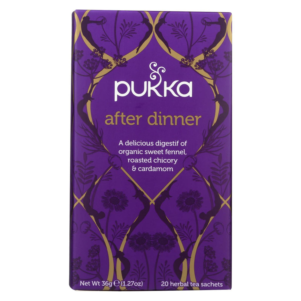 Pukka Herbal Teas Tea - Organic - After Dinner - 20 Bags - Case Of 6