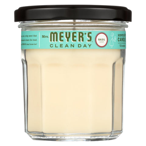 Mrs. Meyer's Clean Day - Soy Candle - Basil - 7.2 Oz