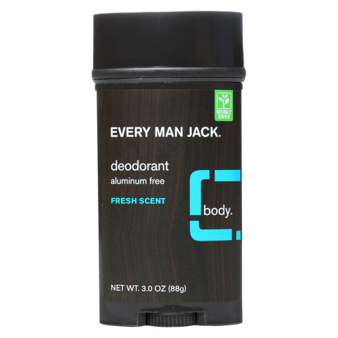 Every Man Jack Body Deodorant - Fresh Scent - 3 Oz