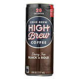 High Brew Coffee Coffee - Ready To Drink - Black And Bold - Dairy Free - 8 Oz - Case Of 12